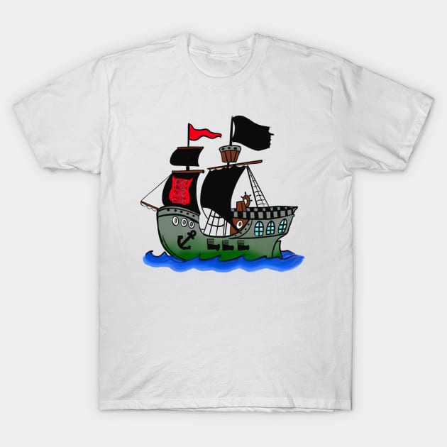 Afro Tales Cast ship T-Shirt by Afro Tales